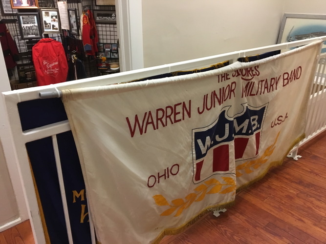 WJMB Display at The Kinsman House in downtown Warren Ohio - banner